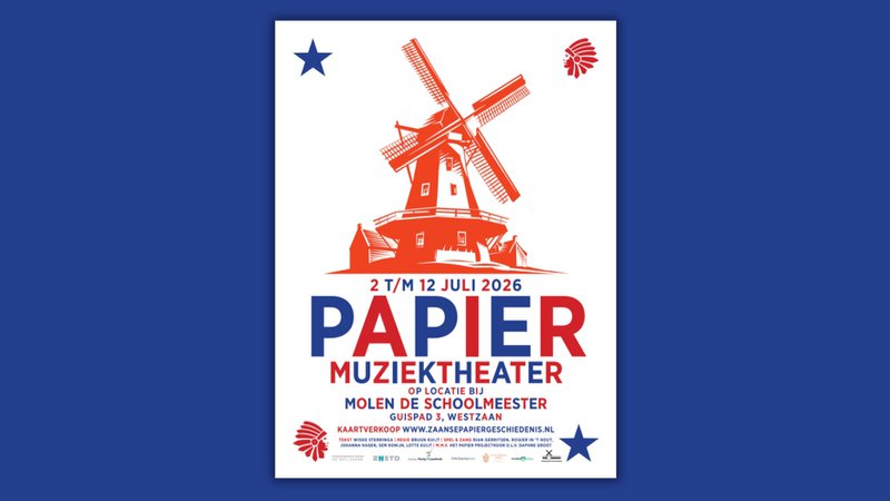 Voorstelling “PAPIER” vertelt verhaal over Amerikaanse Declaration of Independence, die werd gedrukt op Zaans papier